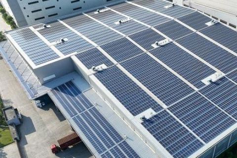 屋頂、綠地和浮動太陽能板的火災偵測