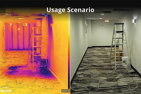 熱像儀快速定位抓漏水點