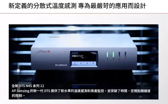 N45 系列 DTS 分散式溫度感測系統