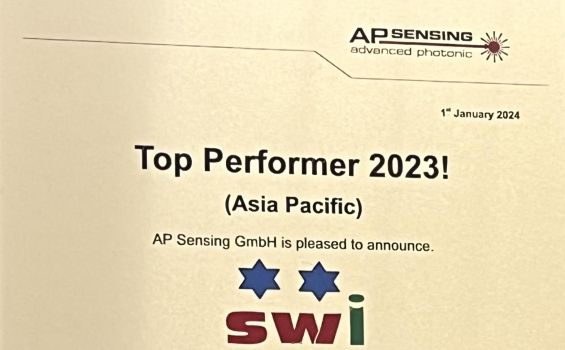 榮獲 AP Sensing 2023 年度「亞太區最佳經銷商」殊榮